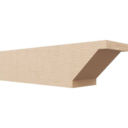 Ekena Millwork 6in. W x 6in. H x 24in. L Burlington Woodgrain TimberThane Rafter Tail, Primed Tan RFTUR06X06X24BURRCPR
